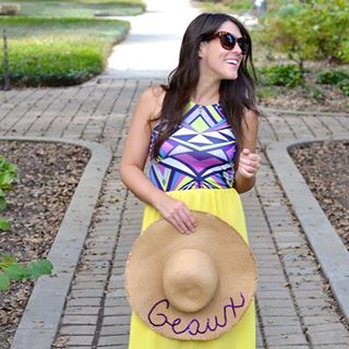 I don't get crafty often, so when I do it must be a special holiday, Mardi Gras, or our other Louisiana favorite -- football season! Recreated this floppy hat trend with a football twist #ontheblog today! I don't get crafty often, so when I do it must be a special holiday, Mardi Gras, or our other Louisiana favorite -- football season! Recreated this floppy hat trend with a football twist #ontheblog today!