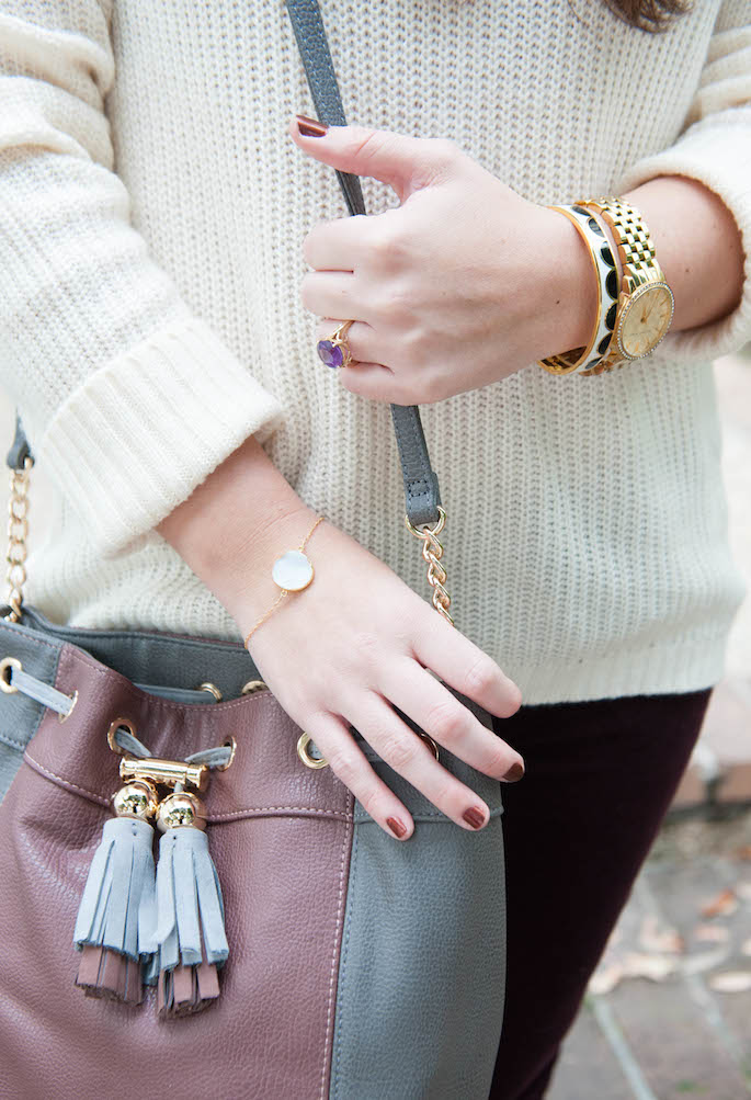Bucket Bag with ankle boots | Southern Flair