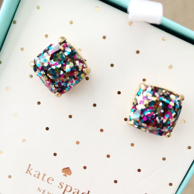 Kate Spade Glitter Studs